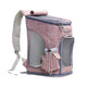 "The Comfy Cat Backpack" with Mesh Windows & Side Pocket